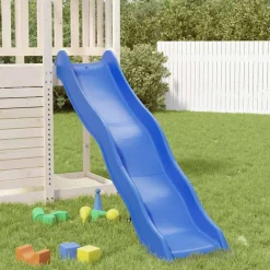 vidaXL Estructuras Para Juegos Al Aire Libre-Tobogán infantil polipropileno azul 174x38 cm