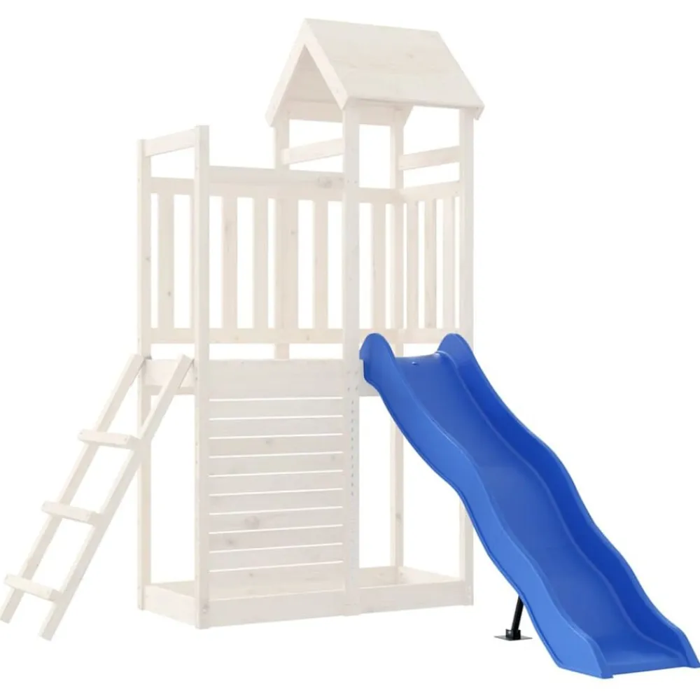 vidaXL Estructuras Para Juegos Al Aire Libre-Tobogán infantil polipropileno azul 174x38 cm