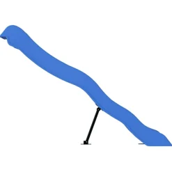 vidaXL Estructuras Para Juegos Al Aire Libre-Tobogán infantil polipropileno azul 174x38 cm