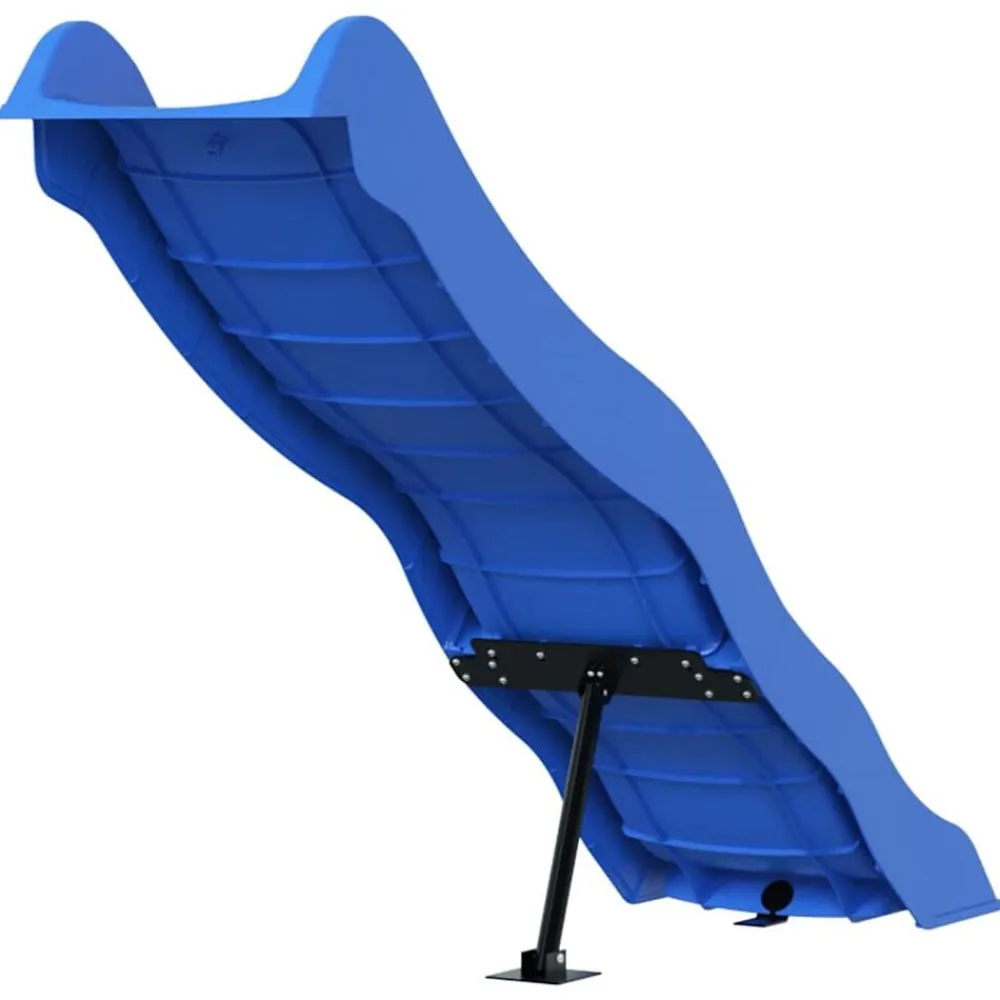 vidaXL Estructuras Para Juegos Al Aire Libre-Tobogán infantil polipropileno azul 174x38 cm