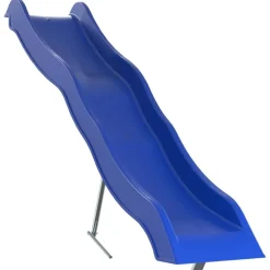 vidaXL Tobogán infantil polipropileno azul 210x40 cm Outlet