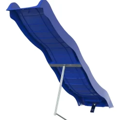 vidaXL Tobogán infantil polipropileno azul 210x40 cm Outlet