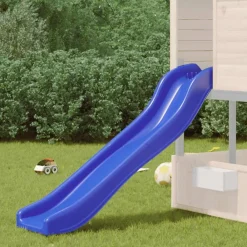 vidaXL Estructuras Para Juegos Al Aire Libre-Tobogán infantil polipropileno azul 175x38x23 cm