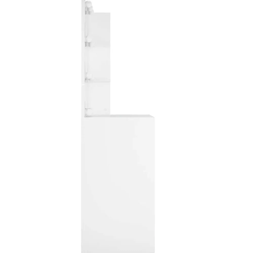 vidaXL Tocador con LED 60x40x140 cm Blanco Clearance