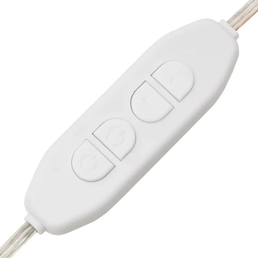 vidaXL Tocador con luces LED 80x41x134,5 cm Blanco Hot
