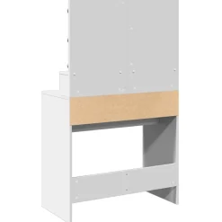 vidaXL Tocador con luces LED 80x41x134,5 cm Blanco Hot