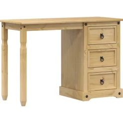 vidaXL Tocador Corona madera maciza de pino 110x47x75 cm Sale