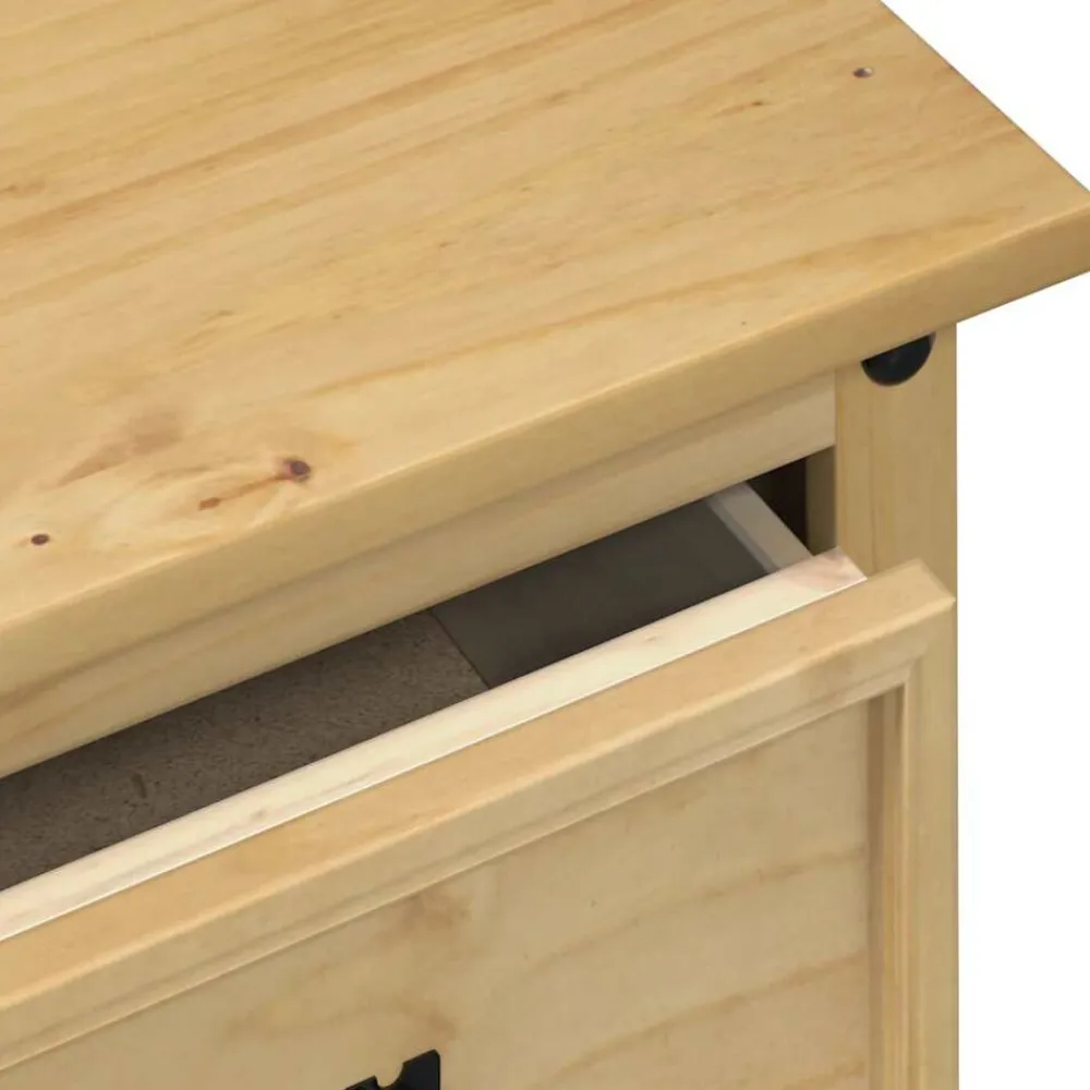 vidaXL Tocador Corona madera maciza de pino 110x47x75 cm Sale