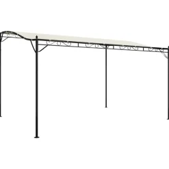 vidaXL Jardín-Toldo acero y tela color 4x3 m 180 g/m²