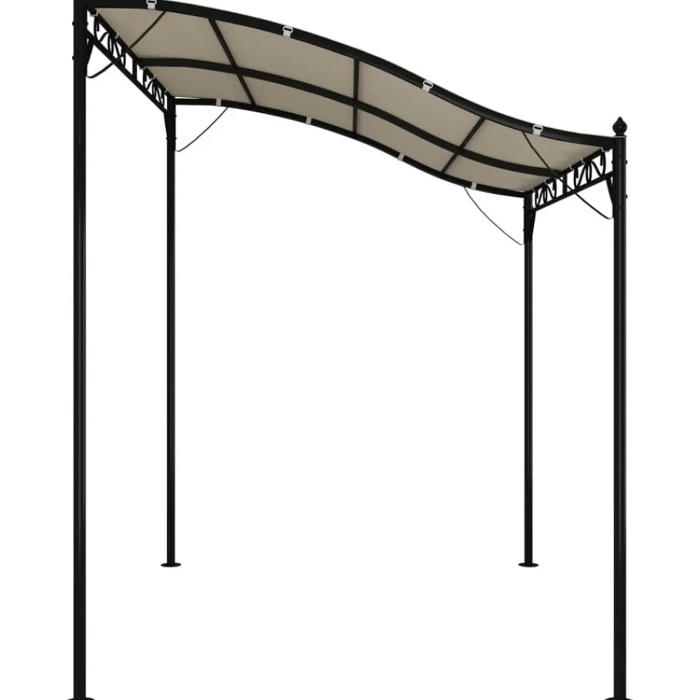 vidaXL Jardín-Toldo acero y tela color 2x2,3 m 180 g/m²