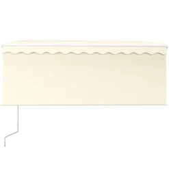 vidaXL Toldo automático retráctil con persiana color 3x2,5m Crema New