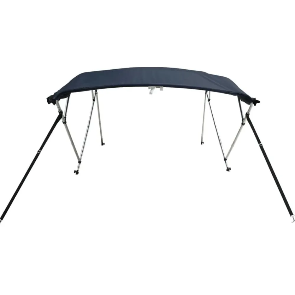 vidaXL Piezas Y Accesorios Para Vehículos-Toldo bimini 4 arcos con paredes laterales de malla