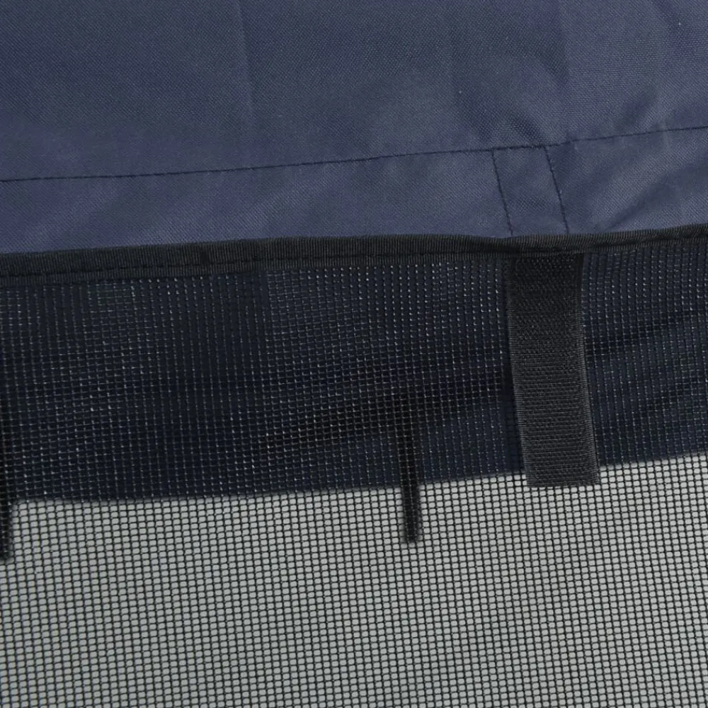 vidaXL Piezas Y Accesorios Para Vehículos-Toldo bimini 4 arcos con paredes laterales de malla