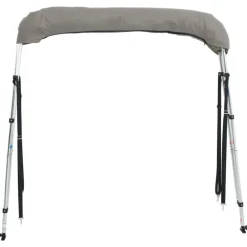 vidaXL Toldo bimini 3 arcos con paredes laterales de malla Antracita y negro Outlet