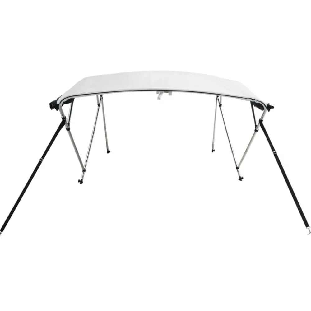 vidaXL Piezas Y Accesorios Para Vehículos-Toldo bimini 4 arcos con paredes laterales de malla