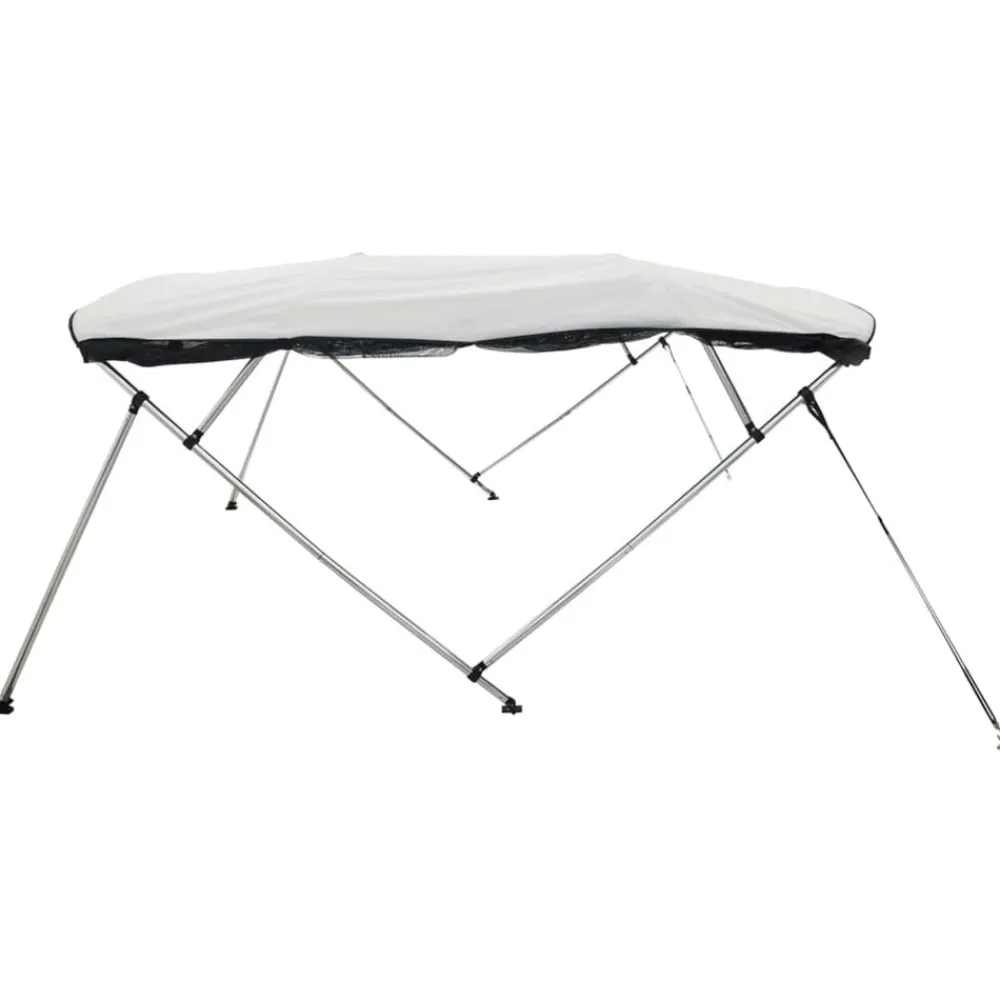 vidaXL Piezas Y Accesorios Para Vehículos-Toldo bimini 4 arcos con paredes laterales de malla