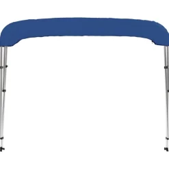 vidaXL Toldo Bimini de 3 arcos 183x180x137 cm Azul Hot