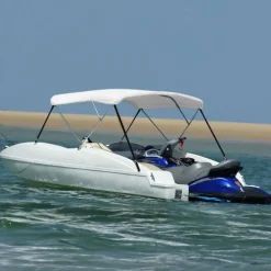 vidaXL Piezas Y Accesorios Para Vehículos-Toldo Bimini de 3 arcos 183x140x137 cm