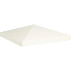 vidaXL Jardín-Toldo de cenador 310 g/m² 3x3 m crema