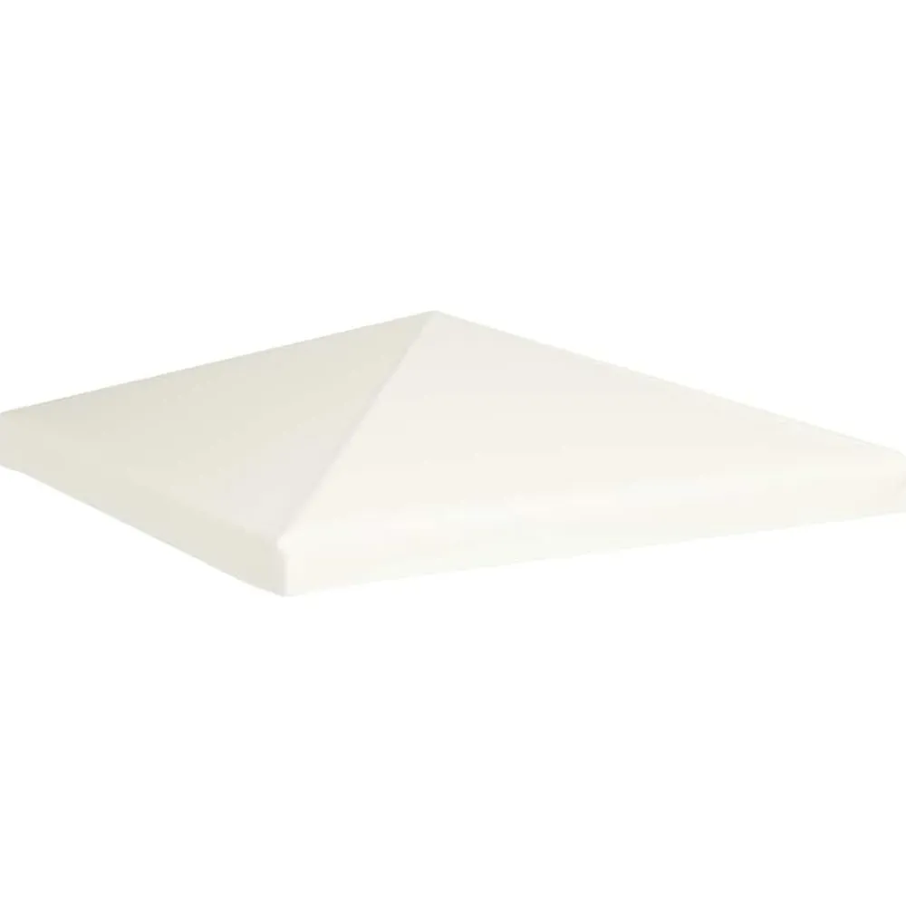 vidaXL Jardín-Toldo de cenador 310 g/m² 3x3 m crema