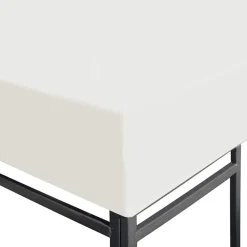 vidaXL Jardín-Toldo de cenador 310 g/m² 3x3 m crema
