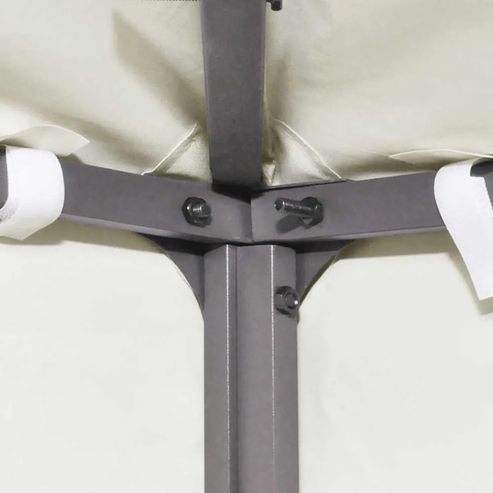 vidaXL Toldo de cenador 310 g/m² 4x3 m crema Blanco Sale