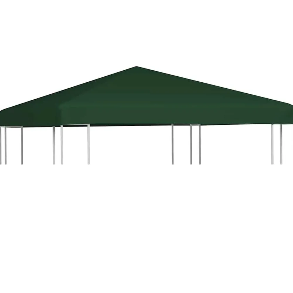 vidaXL Toldo de cenador 310 g/m² 3x3 m Verde Discount