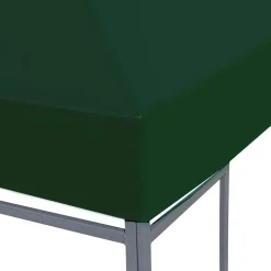 vidaXL Toldo de cenador 310 g/m² 3x3 m Verde Discount