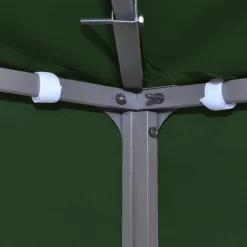 vidaXL Toldo de cenador 310 g/m² 3x3 m Verde Discount