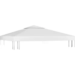 vidaXL Jardín-Toldo de cenador 2 niveles 310 g/m² 3x3 m