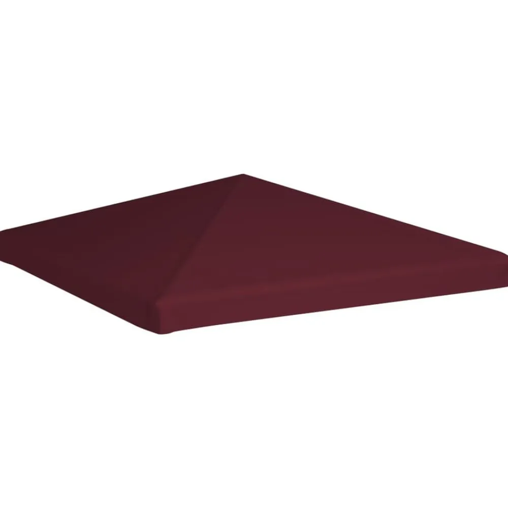 vidaXL Toldo de cenador 310 g/m² 3x3 m Burdeos Discount