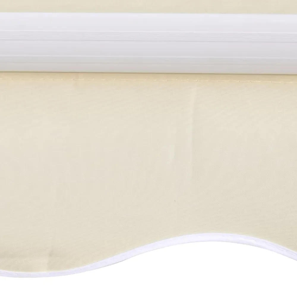 vidaXL Toldo de lona color 3x2,5 m sin armazón Crema Sale