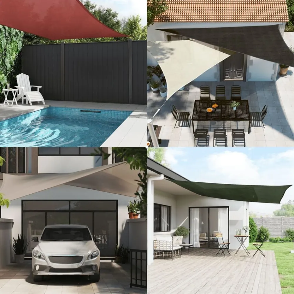 vidaXL Toldo de vela cuadrado HDPE 2x2 m Blanco Hot