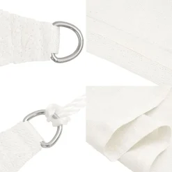 vidaXL Toldo de vela cuadrado HDPE 2x2 m Blanco Hot