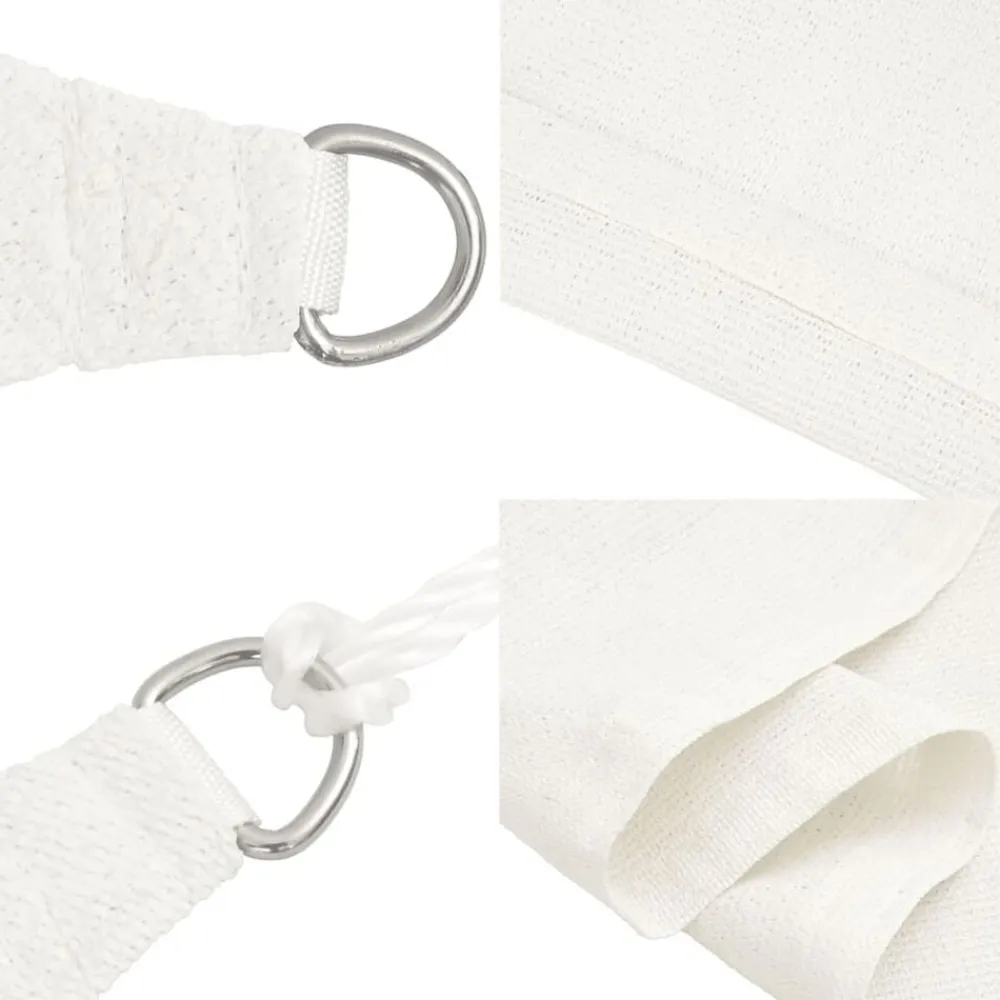 vidaXL Toldo de vela cuadrado HDPE 2x2 m Blanco Hot
