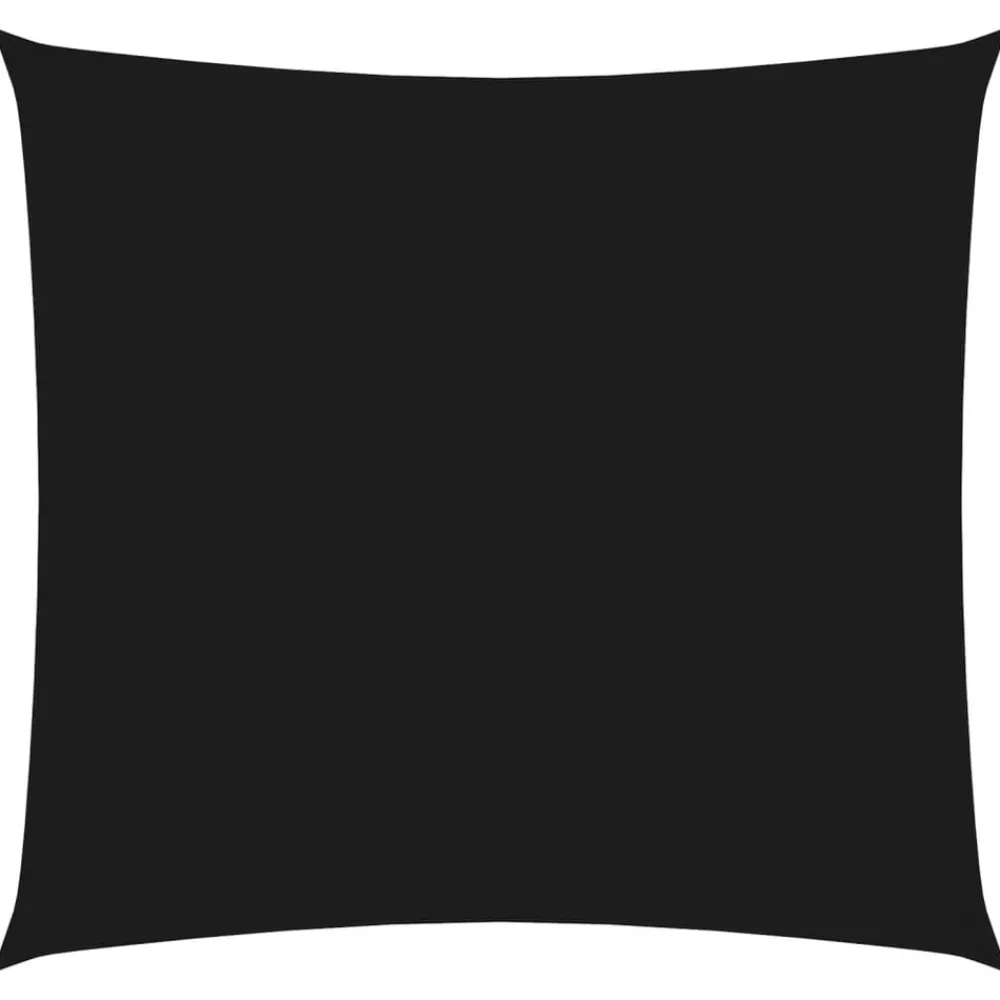 vidaXL Toldo de vela cuadrado tela Oxford 2x2 m Negro Sale