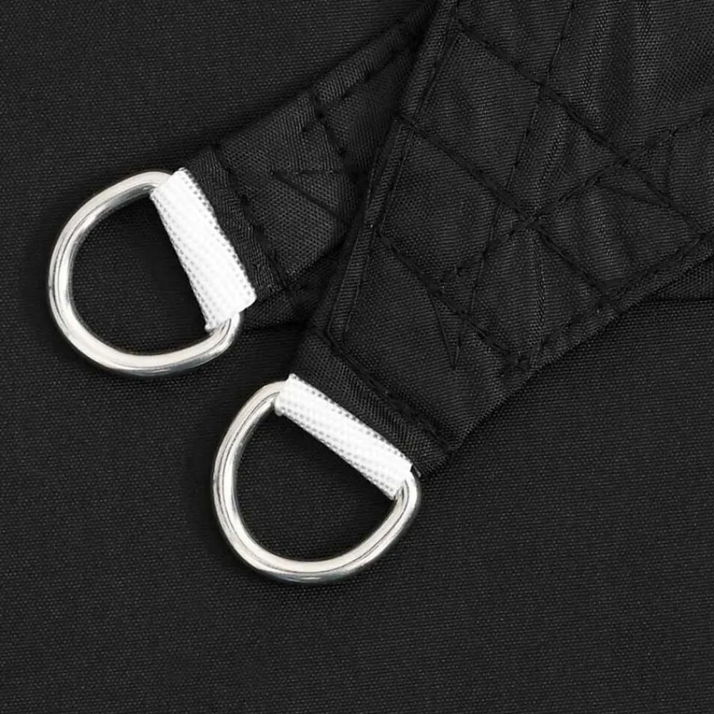 vidaXL Toldo de vela cuadrado tela Oxford 2x2 m Negro Sale