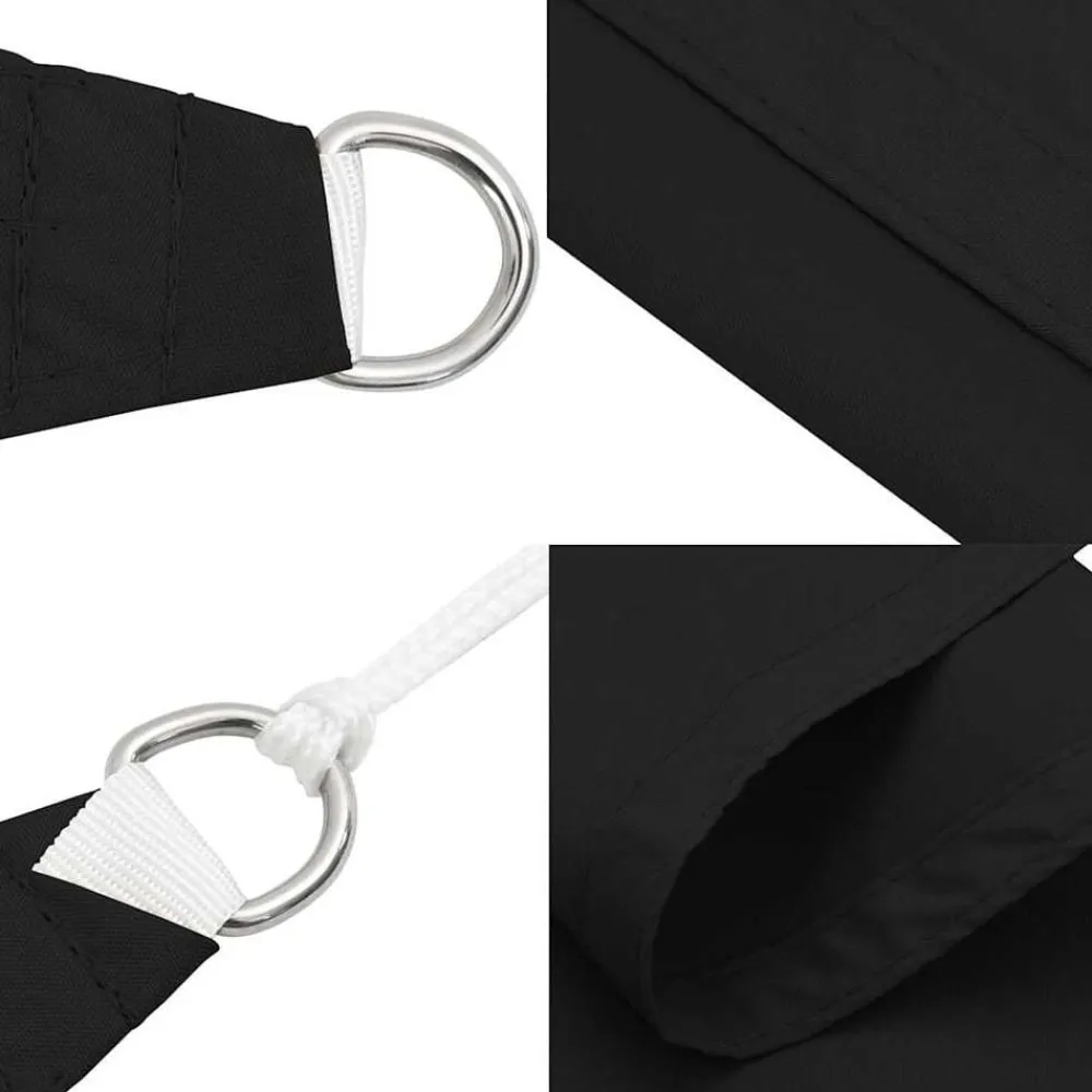vidaXL Toldo de vela cuadrado tela Oxford 2x2 m Negro Sale
