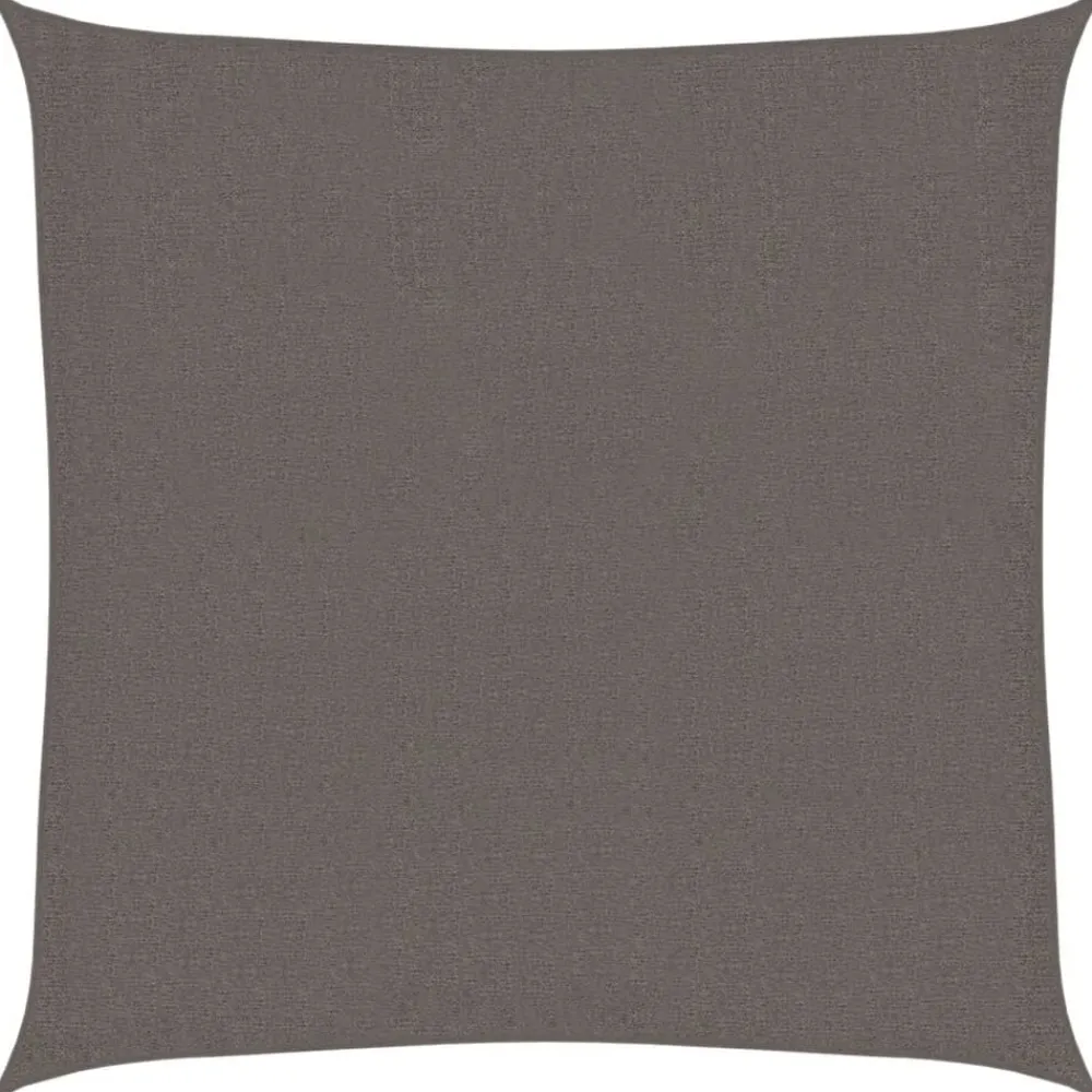 vidaXL Toldo de vela cuadrado HDPE 3,6x3,6 m gris Antracita Best