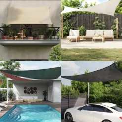 vidaXL Toldo de vela HDPE 160 g/m² 3/4x2 m Terracota Best