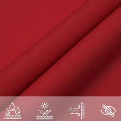 vidaXL Toldo de vela rectangular tela Oxford 2x2,5 m Rojo Outlet