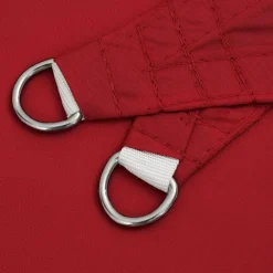 vidaXL Toldo de vela rectangular tela Oxford 2x2,5 m Rojo Outlet