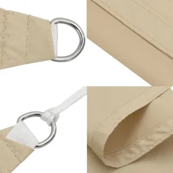 vidaXL Jardín-Toldo de vela rectangular tela Oxford 2x4 m