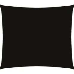 vidaXL Toldo de vela rectangular tela Oxford 2x2,5 m Negro Sale