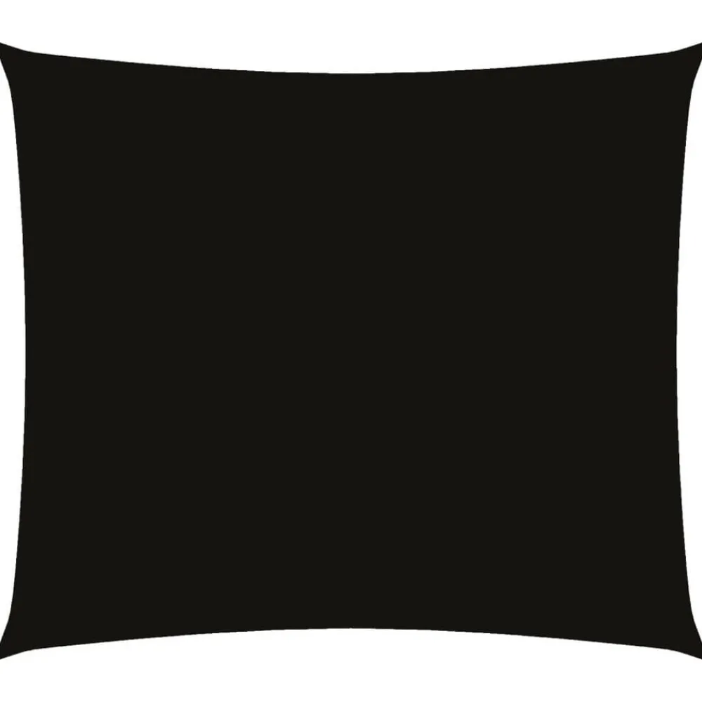 vidaXL Toldo de vela rectangular tela Oxford 2x2,5 m Negro Sale