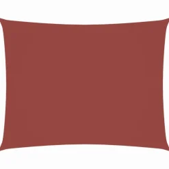 vidaXL Toldo de vela rectangular tela Oxford 2x4 m Terracota Best