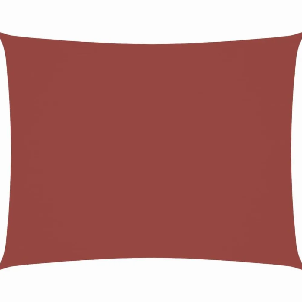 vidaXL Toldo de vela rectangular tela Oxford 2x4 m Terracota Best