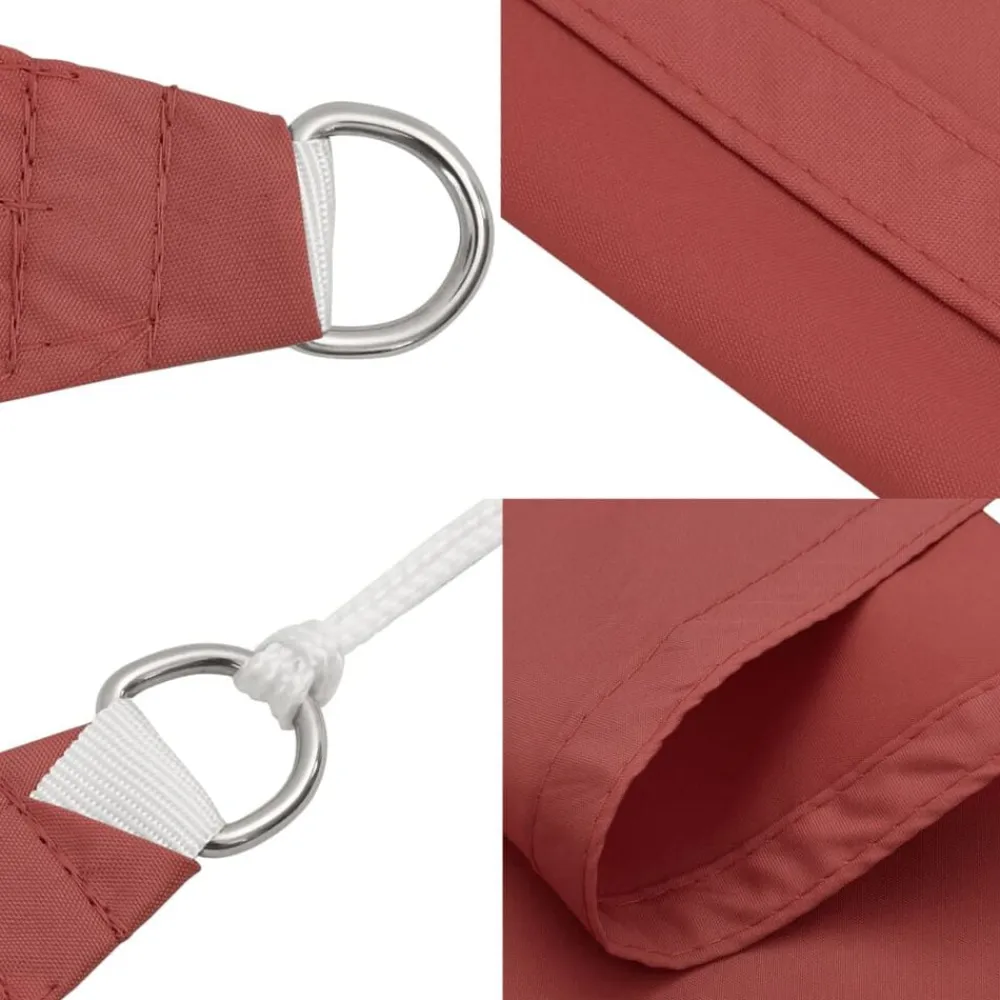vidaXL Toldo de vela rectangular tela Oxford 2x4 m Terracota Best