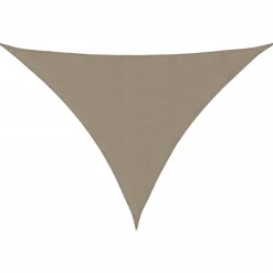 vidaXL Toldo de vela triangular tela Oxford gris taupe 2,5x2,5x3,5 m Topo Best