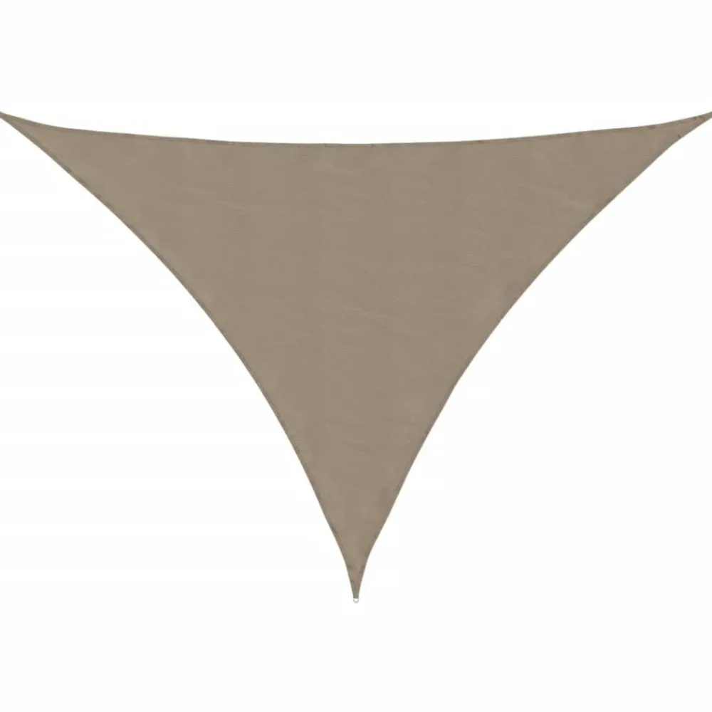 vidaXL Toldo de vela triangular tela Oxford gris taupe 2,5x2,5x3,5 m Topo Best